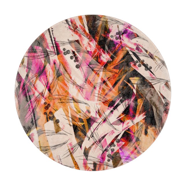 Planche À Découper Aquarelle, arrière - plan abstrait vintage. (Devant)