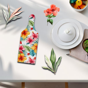 Planche À Découper Aquarelle exotique Floral hawaïen