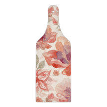 Aquarelle Pastel Fleurs clair Orange