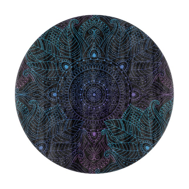 Planche À Découper Arabesque Bliss : Magie Mandala orientale (Devant)