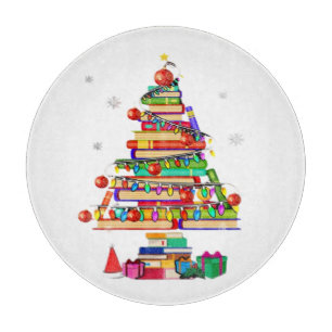 Planche À Découper Arbre de la bibliothèque de Joyeux Noël