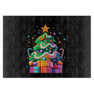 Planche À Découper Arbre de Noël Magie Radiance