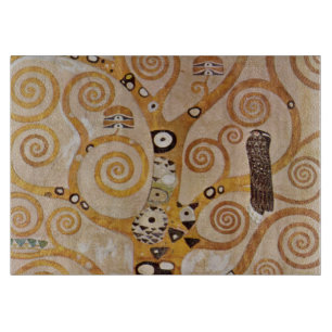 Planche À Découper Arbre de vie de Gustav Klimt, Art Nouveau stylisé