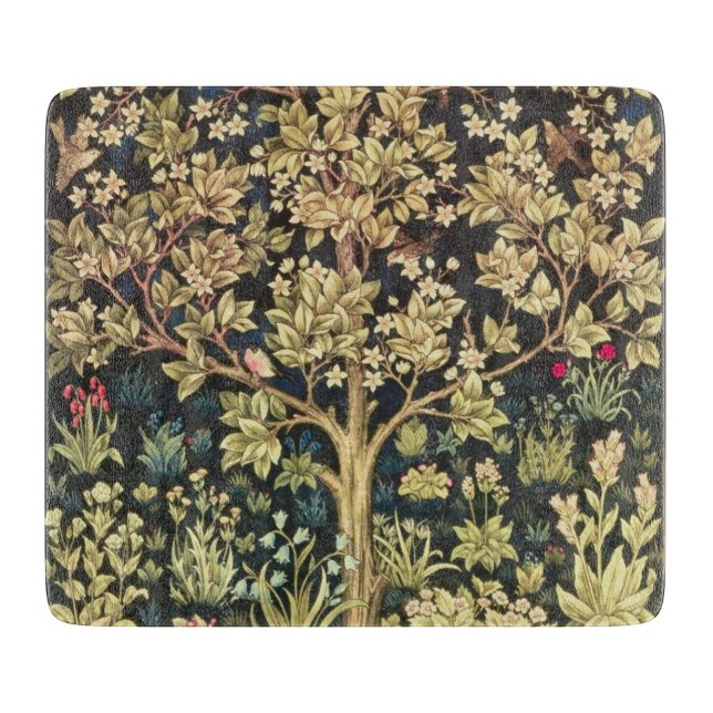 Planche À Découper Arbre de William Morris de Pre-Raphaelite de cru (Devant)
