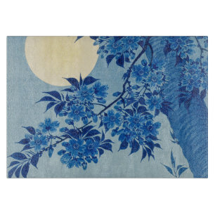 Planche À Découper Arbre sous la Lune Bleue : Nuit de Floraison des C