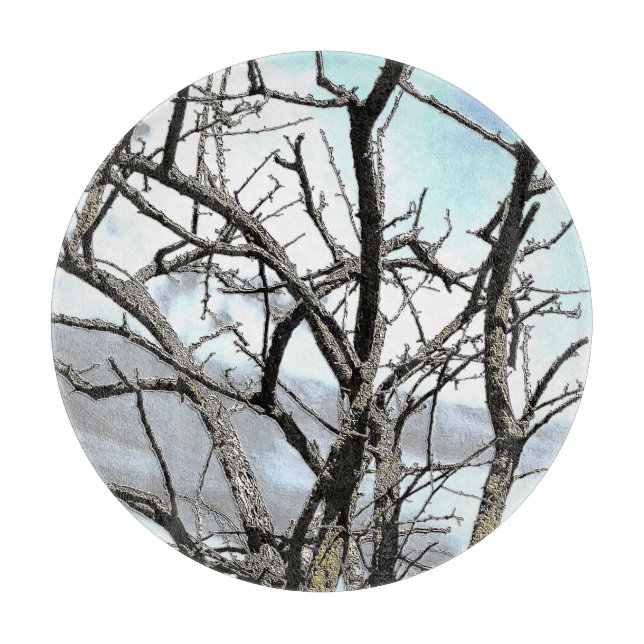 PLANCHE À DÉCOUPER ARBRES (Devant)