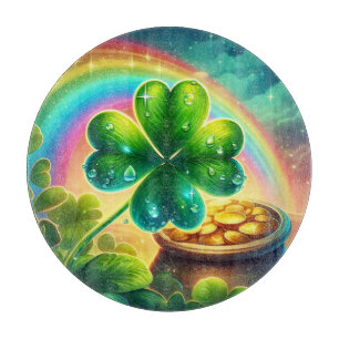 Planche À Découper Arc-en-ciel Saint Patrick's Day trver