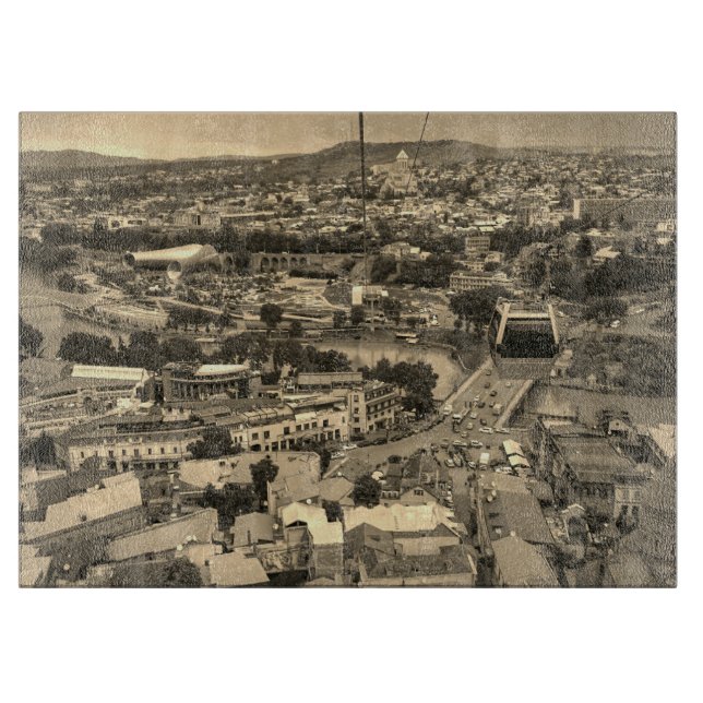 Planche À Découper Architecture de rue Tbilissi Georgia (Devant)