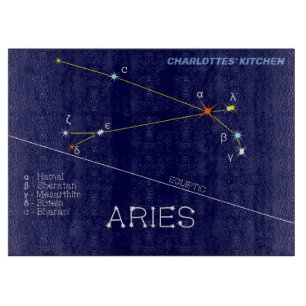 Planche À Découper Aries de Zodiac Constellation
