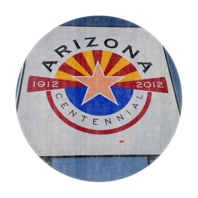 Planche à découper Arizona Centennial Sign (Devant)