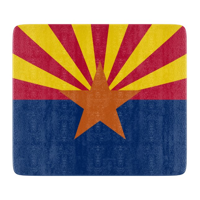 Planche À Découper Arizona Drapeau : Réglage de Star Sun, État du cui (Devant)