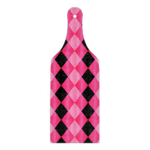 Planche À Découper Arlequin plié, PÂTE DE LA CARTE À COUPE rose-noir