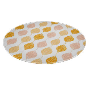 Planche À Découper arrière - plan Abstrait de motif d'or