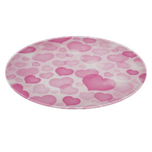 Planche À Découper Arrière - plan avec des coeurs