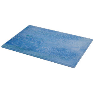 Planche À Découper Arrière - plan bleu d'aquarelle