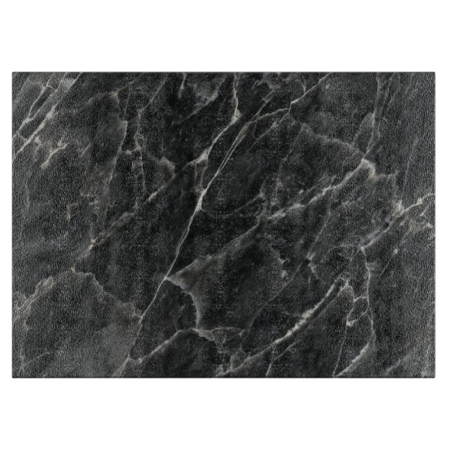 Planche À Découper Arrière - plan de motif de pierre de rose de noir (Devant)