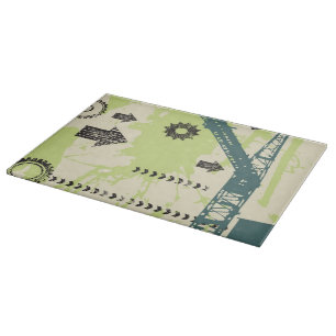 Planche À Découper Arrière - plan de pointe abstrait