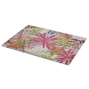 Planche À Découper Arrière - plan floral 6