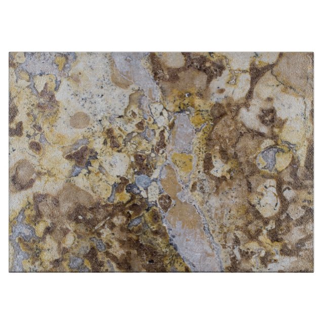 Planche À Découper Arrière - plan motif en marbre (Devant)