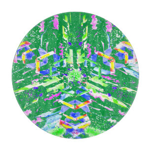 Planche À Découper Art abstrait numérique que nous appelons chaos