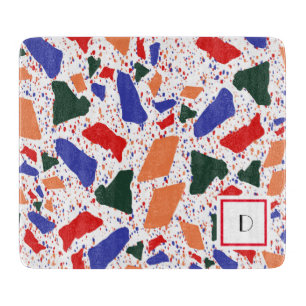 Planche À Découper Art abstrait Terrazzo Bold Fun Splash