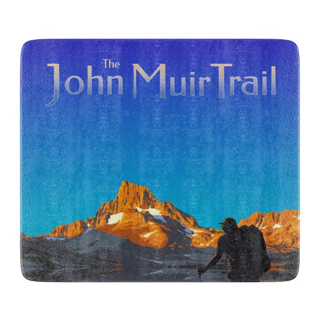 Planche À Découper Art - Banner Peak - John Muir Trail Texte (Devant)