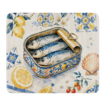 Art d'aquarelle de sardine sicilienne