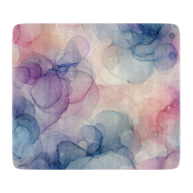 Planche À Découper Art de l'encre d'aquarelle (Devant)