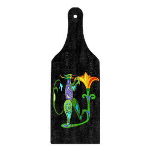 Planche À Découper Art Égyptien Avec Planche À Fleur Lotus