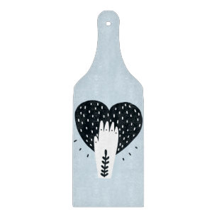 Planche À Découper Art folklorique scandinave Cœur et Main