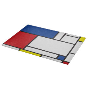 Planche À Découper Art Moderne Géométrique Minimaliste De Stijl Mondr