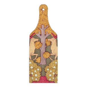 Planche À Découper Art nouveau automne cerf d'érable automne Vintage