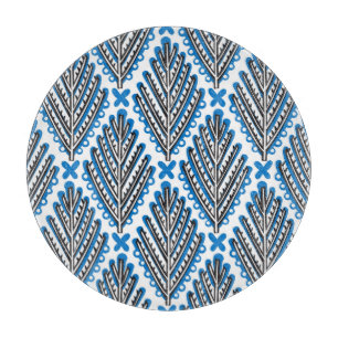 Planche À Découper Art populaire scandinave : Design rétro floral