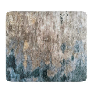 Planche À Découper Artwork Abstrait décoratif gris bleu