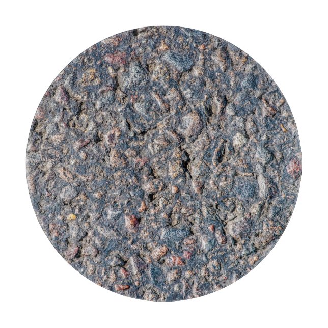 Planche À Découper Asphalte et texture de galets (Devant)