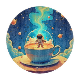 Planche À Découper Astronaute Café Espace Art
