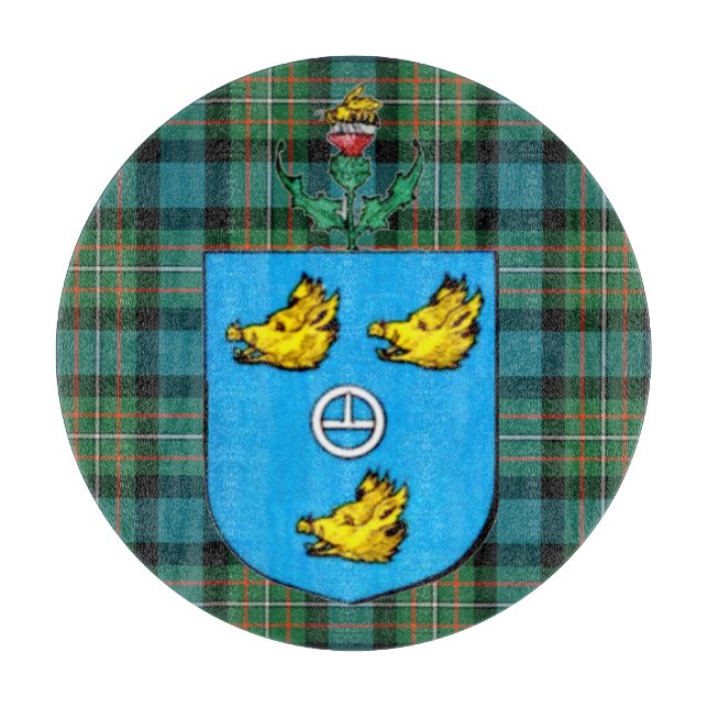 Planche à découper au blason du clan Ferguson (Devant)