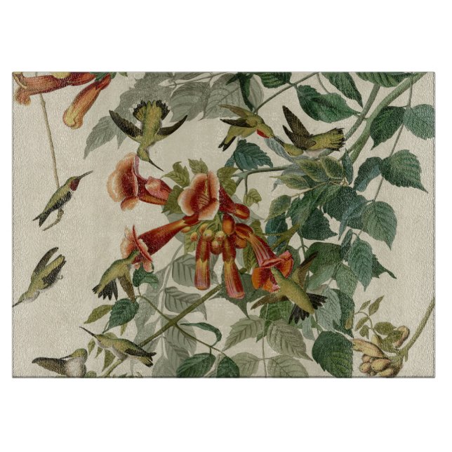 Planche À Découper Audubon Throsé de colibri (Devant)
