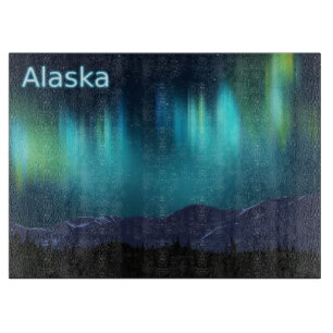 Planche À Découper Aurora Borealis - Alaska