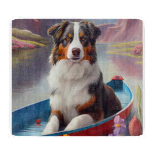 Planche À Découper Australian Shepherd on Paddle : Une aventure Pitto