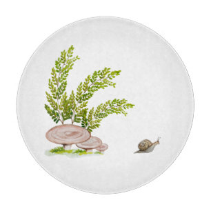 Planche À Découper Autocollant avec une image mignonne à l'aquarelle 