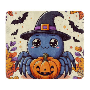 Planche À Découper Automne/araignée/sorcière/halloween