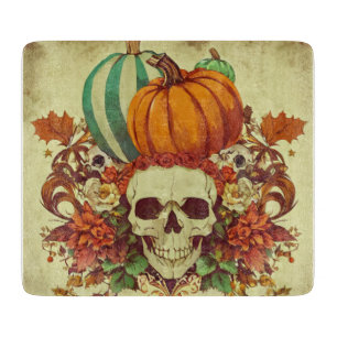 Planche À Découper Automne/Automne/Halloween/citrouille/squelette