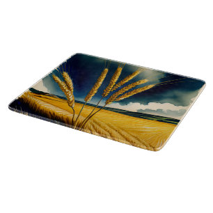Planche À Découper Automne Harvest Prairie Gold Cutting Board