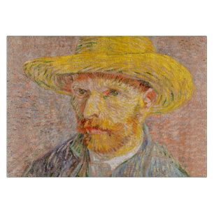Planche À Découper Autoportrait de Vincent Van Gogh avec chapeau de p