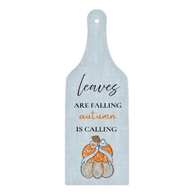 Planche À Découper Autumn Is Calling Pumpkin Glass Cutting Board (Devant)