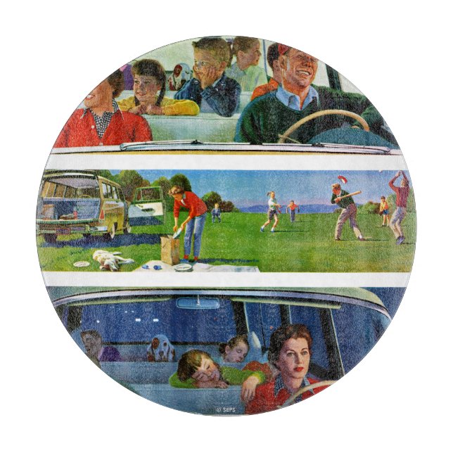 Planche À Découper Avant, pendant et après le pique-nique (Devant)