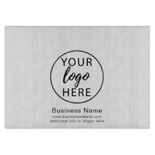 Planche à découper avec logo d'entreprise personna
