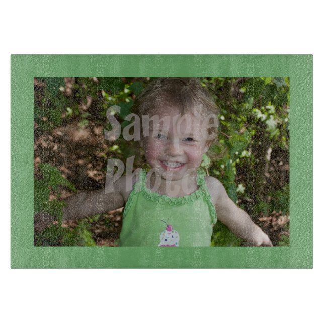 Planche à découper avec photo personnalisée (Devant)