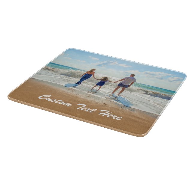 Planche à découper avec photo personnalisée Cadeau (Coin)